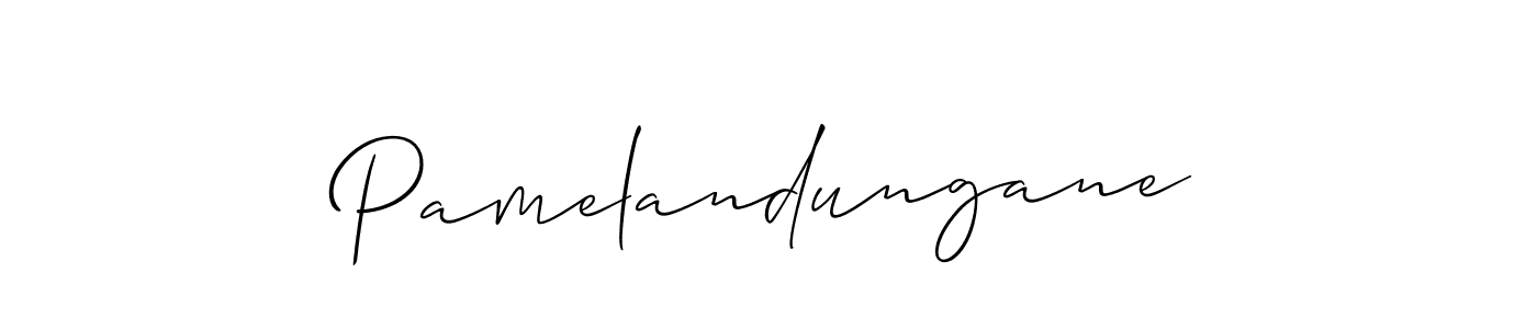 Also You can easily find your signature by using the search form. We will create Pamelandungane name handwritten signature images for you free of cost using Allison_Script sign style. Pamelandungane signature style 2 images and pictures png
