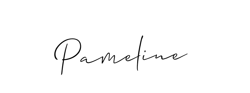 See photos of Pameline official signature by Spectra . Check more albums & portfolios. Read reviews & check more about Allison_Script font. Pameline signature style 2 images and pictures png