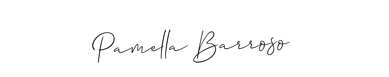 if you are searching for the best signature style for your name Pamella Barroso. so please give up your signature search. here we have designed multiple signature styles  using Allison_Script. Pamella Barroso signature style 2 images and pictures png