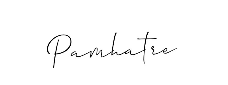 Best and Professional Signature Style for Pamhatre. Allison_Script Best Signature Style Collection. Pamhatre signature style 2 images and pictures png