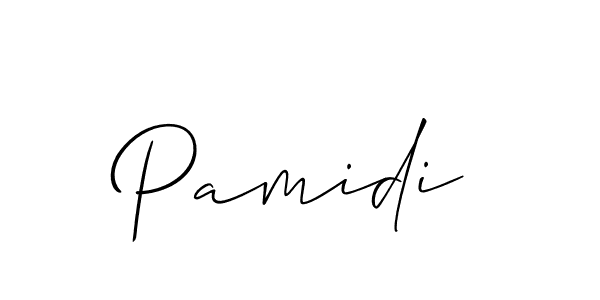 Make a beautiful signature design for name Pamidi. Use this online signature maker to create a handwritten signature for free. Pamidi signature style 2 images and pictures png