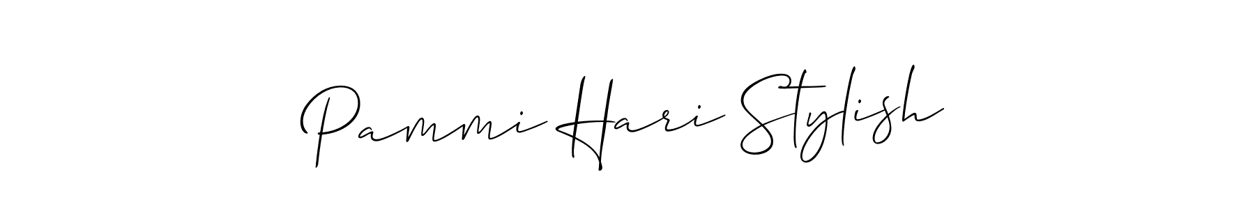 You can use this online signature creator to create a handwritten signature for the name Pammi Hari Stylish. This is the best online autograph maker. Pammi Hari Stylish signature style 2 images and pictures png