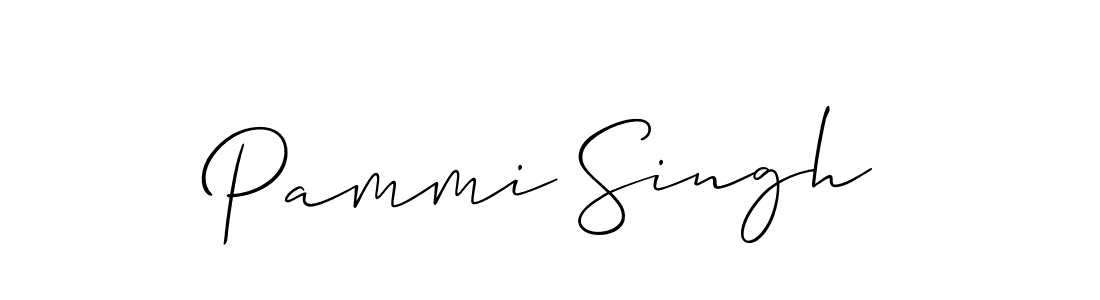 It looks lik you need a new signature style for name Pammi Singh. Design unique handwritten (Allison_Script) signature with our free signature maker in just a few clicks. Pammi Singh signature style 2 images and pictures png