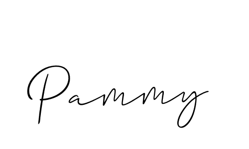 It looks lik you need a new signature style for name Pammy. Design unique handwritten (Allison_Script) signature with our free signature maker in just a few clicks. Pammy signature style 2 images and pictures png