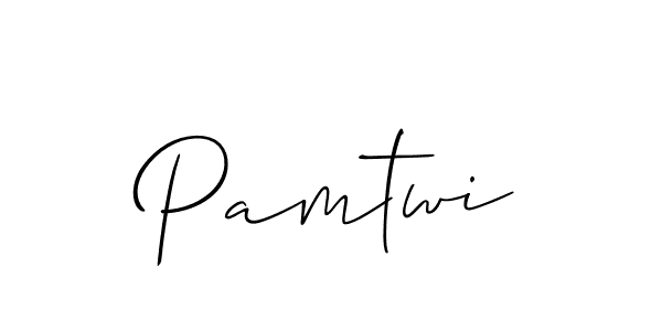 Pamtwi stylish signature style. Best Handwritten Sign (Allison_Script) for my name. Handwritten Signature Collection Ideas for my name Pamtwi. Pamtwi signature style 2 images and pictures png
