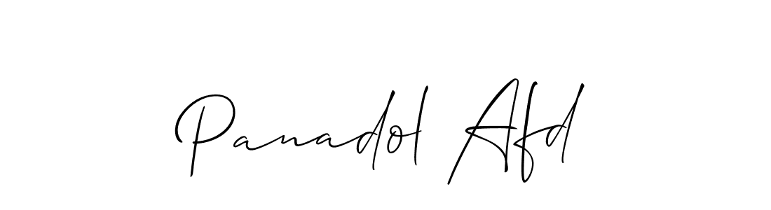 How to make Panadol Afd name signature. Use Allison_Script style for creating short signs online. This is the latest handwritten sign. Panadol Afd signature style 2 images and pictures png