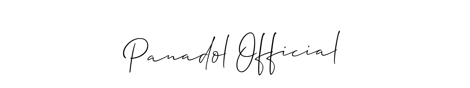 Best and Professional Signature Style for Panadol Official. Allison_Script Best Signature Style Collection. Panadol Official signature style 2 images and pictures png