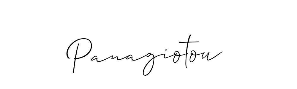 It looks lik you need a new signature style for name Panagiotou. Design unique handwritten (Allison_Script) signature with our free signature maker in just a few clicks. Panagiotou signature style 2 images and pictures png