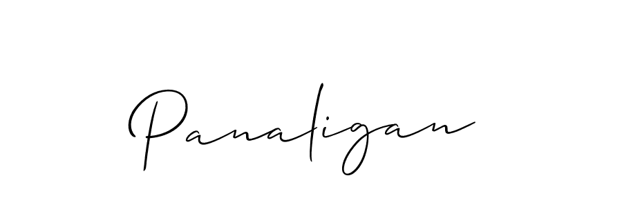 It looks lik you need a new signature style for name Panaligan. Design unique handwritten (Allison_Script) signature with our free signature maker in just a few clicks. Panaligan signature style 2 images and pictures png