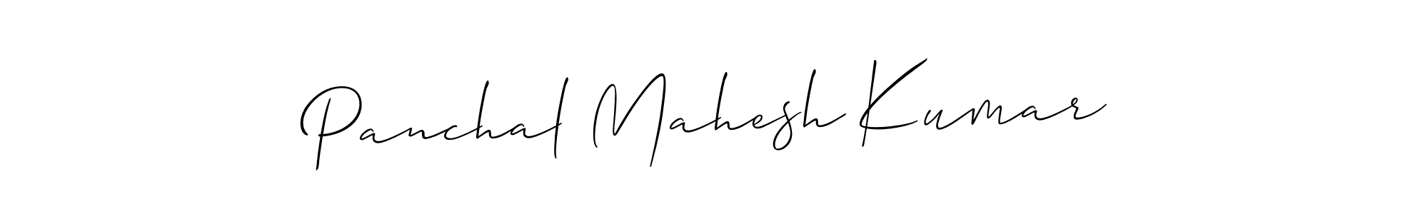 Panchal Mahesh Kumar stylish signature style. Best Handwritten Sign (Allison_Script) for my name. Handwritten Signature Collection Ideas for my name Panchal Mahesh Kumar. Panchal Mahesh Kumar signature style 2 images and pictures png