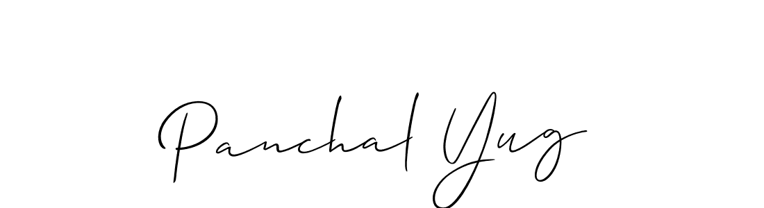 Check out images of Autograph of Panchal Yug name. Actor Panchal Yug Signature Style. Allison_Script is a professional sign style online. Panchal Yug signature style 2 images and pictures png