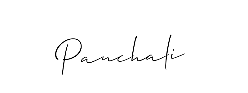 It looks lik you need a new signature style for name Panchali. Design unique handwritten (Allison_Script) signature with our free signature maker in just a few clicks. Panchali signature style 2 images and pictures png