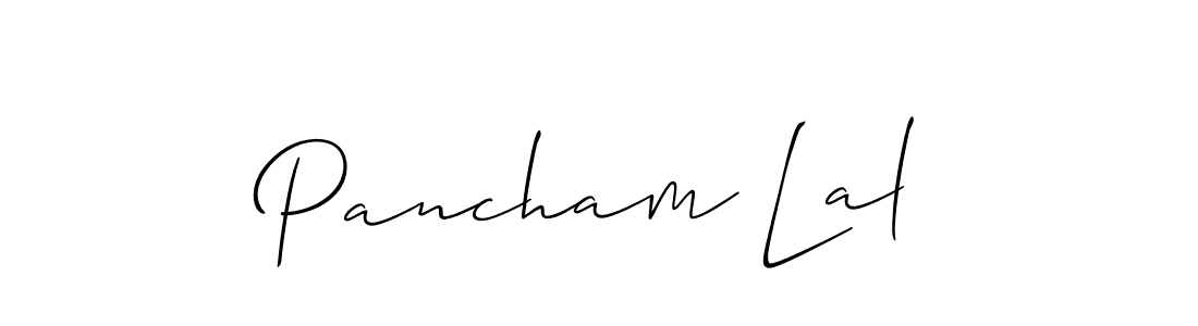 Pancham Lal stylish signature style. Best Handwritten Sign (Allison_Script) for my name. Handwritten Signature Collection Ideas for my name Pancham Lal. Pancham Lal signature style 2 images and pictures png