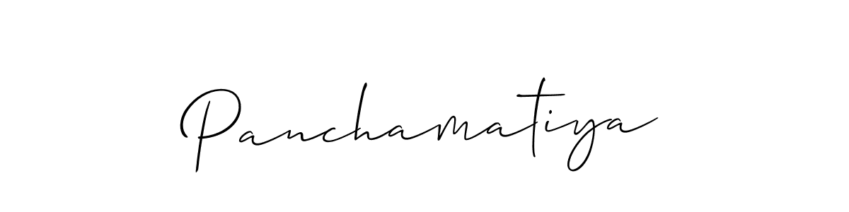 Make a short Panchamatiya signature style. Manage your documents anywhere anytime using Allison_Script. Create and add eSignatures, submit forms, share and send files easily. Panchamatiya signature style 2 images and pictures png