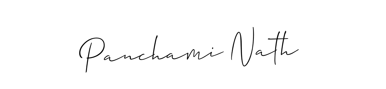 It looks lik you need a new signature style for name Panchami Nath. Design unique handwritten (Allison_Script) signature with our free signature maker in just a few clicks. Panchami Nath signature style 2 images and pictures png