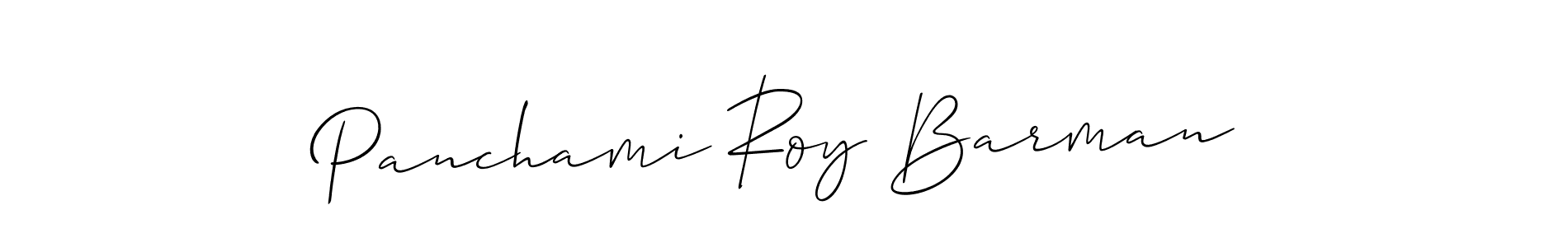 Also we have Panchami Roy Barman name is the best signature style. Create professional handwritten signature collection using Allison_Script autograph style. Panchami Roy Barman signature style 2 images and pictures png