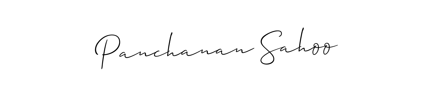 Panchanan Sahoo stylish signature style. Best Handwritten Sign (Allison_Script) for my name. Handwritten Signature Collection Ideas for my name Panchanan Sahoo. Panchanan Sahoo signature style 2 images and pictures png