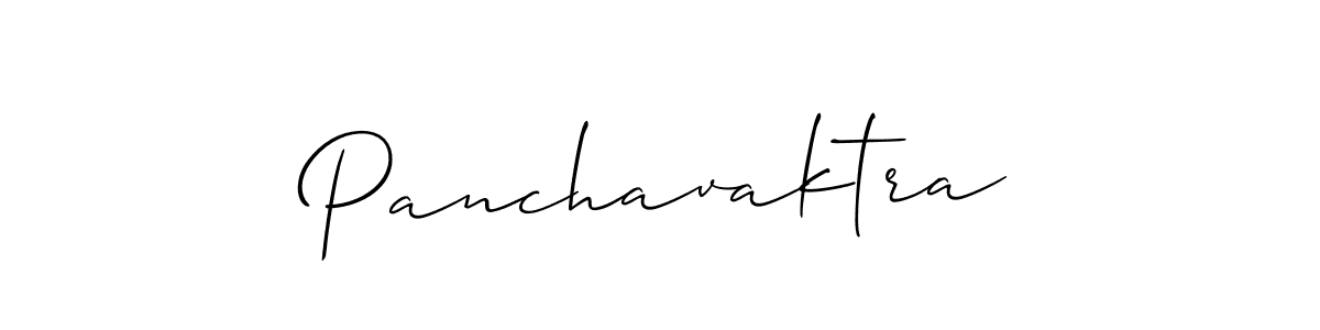 Design your own signature with our free online signature maker. With this signature software, you can create a handwritten (Allison_Script) signature for name Panchavaktra. Panchavaktra signature style 2 images and pictures png