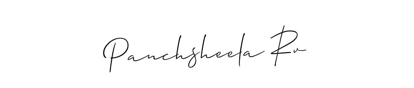 if you are searching for the best signature style for your name Panchsheela Rv. so please give up your signature search. here we have designed multiple signature styles  using Allison_Script. Panchsheela Rv signature style 2 images and pictures png