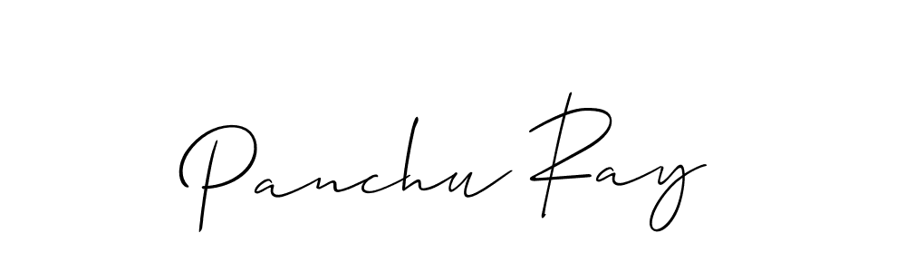 Similarly Allison_Script is the best handwritten signature design. Signature creator online .You can use it as an online autograph creator for name Panchu Ray. Panchu Ray signature style 2 images and pictures png