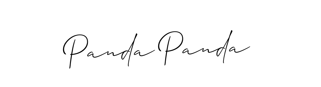 Also we have Panda Panda name is the best signature style. Create professional handwritten signature collection using Allison_Script autograph style. Panda Panda signature style 2 images and pictures png