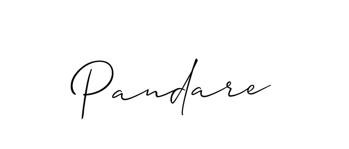 Best and Professional Signature Style for Pandare. Allison_Script Best Signature Style Collection. Pandare signature style 2 images and pictures png