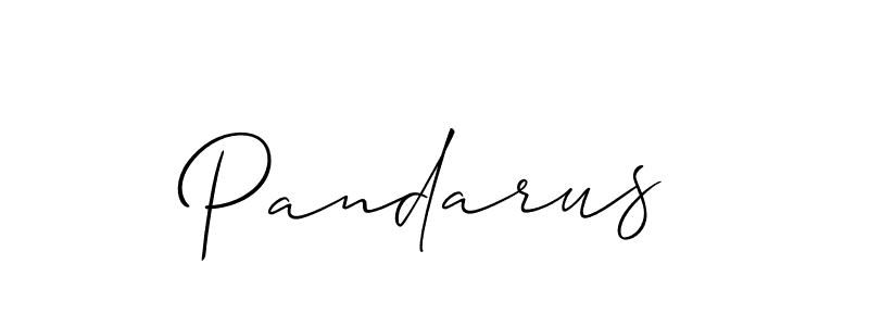 Pandarus stylish signature style. Best Handwritten Sign (Allison_Script) for my name. Handwritten Signature Collection Ideas for my name Pandarus. Pandarus signature style 2 images and pictures png