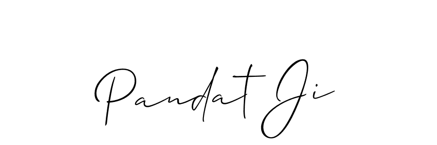 You should practise on your own different ways (Allison_Script) to write your name (Pandat Ji) in signature. don't let someone else do it for you. Pandat Ji signature style 2 images and pictures png