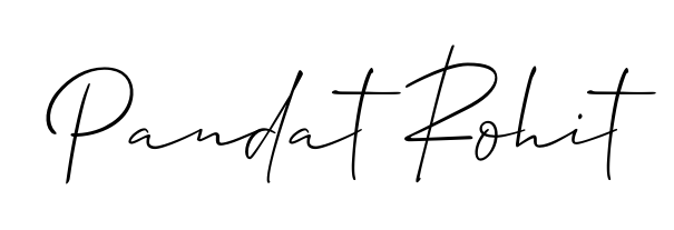 You should practise on your own different ways (Allison_Script) to write your name (Pandat Rohit) in signature. Don't let someone else do it for you. Pandat Rohit signature style 2 images and pictures png