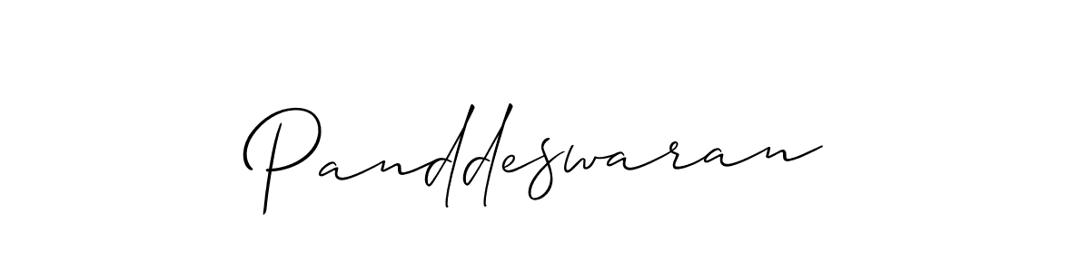 How to make Panddeswaran name signature. Use Allison_Script style for creating short signs online. This is the latest handwritten sign. Panddeswaran signature style 2 images and pictures png