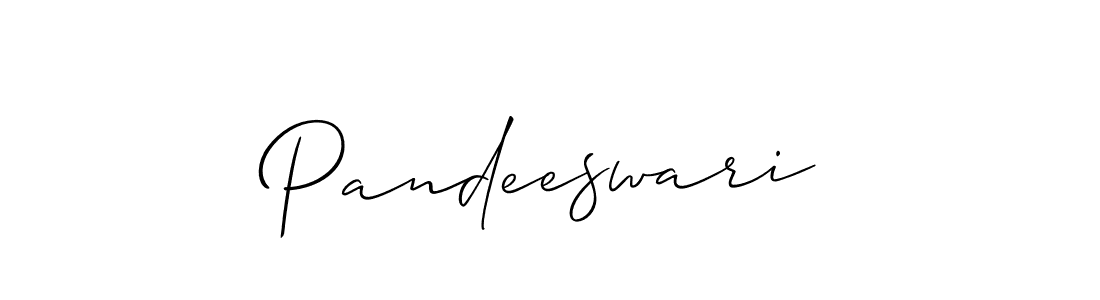 Pandeeswari stylish signature style. Best Handwritten Sign (Allison_Script) for my name. Handwritten Signature Collection Ideas for my name Pandeeswari. Pandeeswari signature style 2 images and pictures png