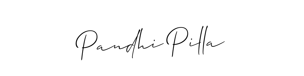 Pandhi Pilla stylish signature style. Best Handwritten Sign (Allison_Script) for my name. Handwritten Signature Collection Ideas for my name Pandhi Pilla. Pandhi Pilla signature style 2 images and pictures png