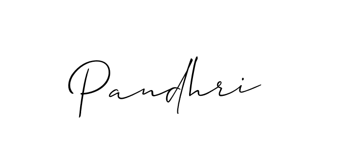 Also we have Pandhri name is the best signature style. Create professional handwritten signature collection using Allison_Script autograph style. Pandhri signature style 2 images and pictures png