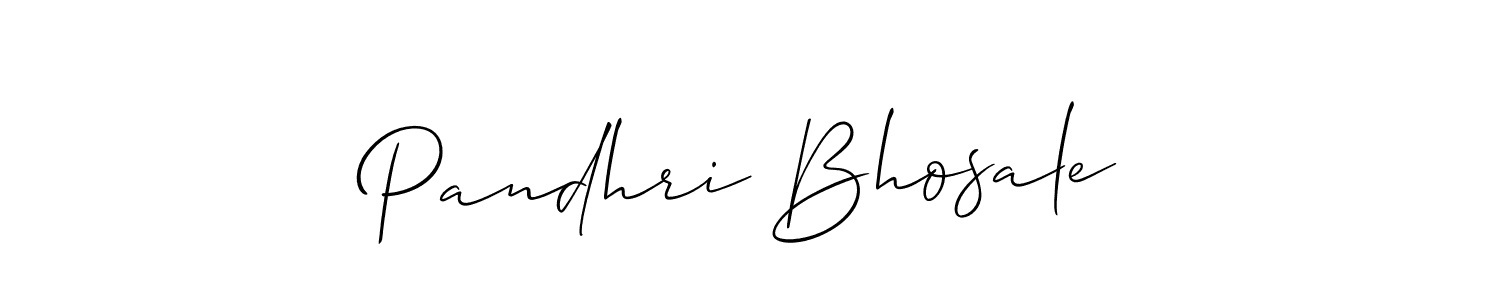 How to Draw Pandhri Bhosale signature style? Allison_Script is a latest design signature styles for name Pandhri Bhosale. Pandhri Bhosale signature style 2 images and pictures png