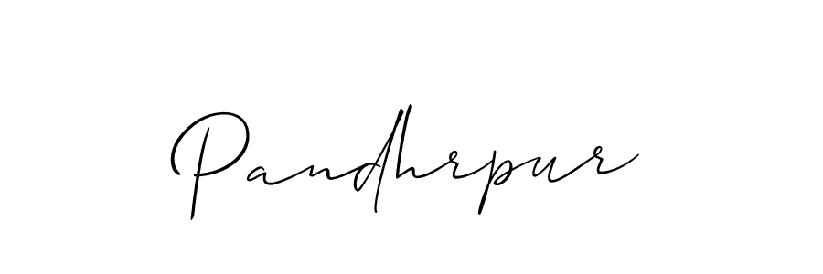 Best and Professional Signature Style for Pandhrpur. Allison_Script Best Signature Style Collection. Pandhrpur signature style 2 images and pictures png