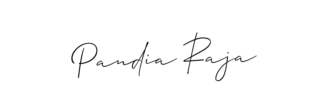 How to make Pandia Raja signature? Allison_Script is a professional autograph style. Create handwritten signature for Pandia Raja name. Pandia Raja signature style 2 images and pictures png