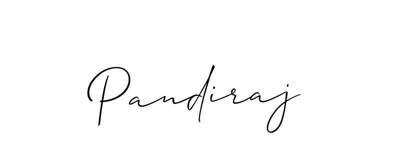 How to make Pandiraj signature? Allison_Script is a professional autograph style. Create handwritten signature for Pandiraj name. Pandiraj signature style 2 images and pictures png