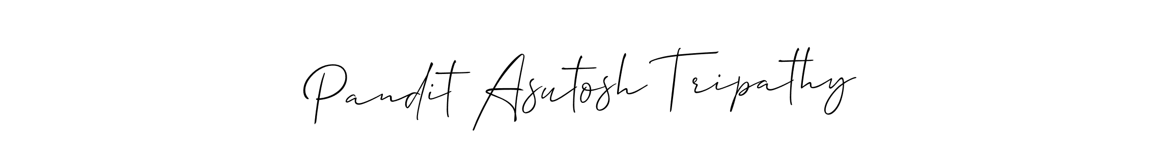 Make a beautiful signature design for name Pandit Asutosh Tripathy. With this signature (Allison_Script) style, you can create a handwritten signature for free. Pandit Asutosh Tripathy signature style 2 images and pictures png