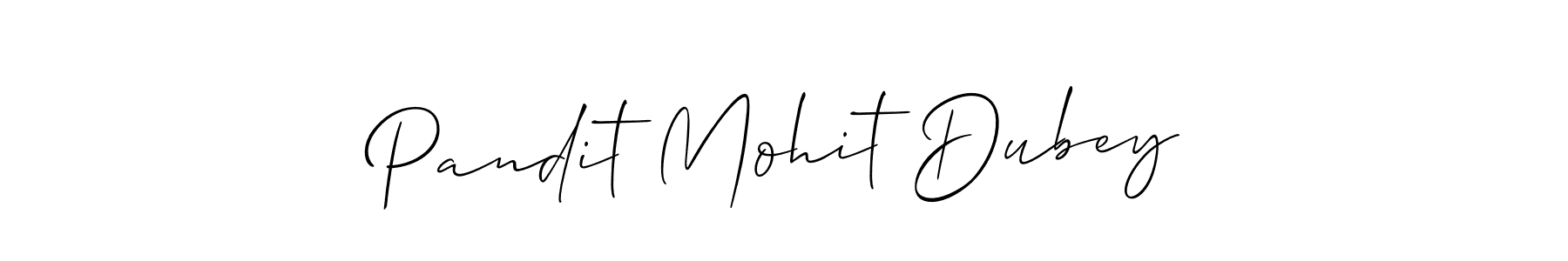 Make a beautiful signature design for name Pandit Mohit Dubey. Use this online signature maker to create a handwritten signature for free. Pandit Mohit Dubey signature style 2 images and pictures png