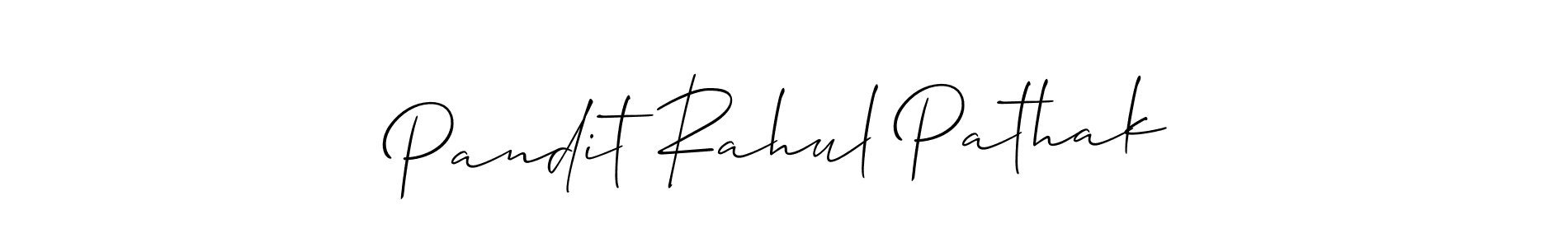 Pandit Rahul Pathak stylish signature style. Best Handwritten Sign (Allison_Script) for my name. Handwritten Signature Collection Ideas for my name Pandit Rahul Pathak. Pandit Rahul Pathak signature style 2 images and pictures png