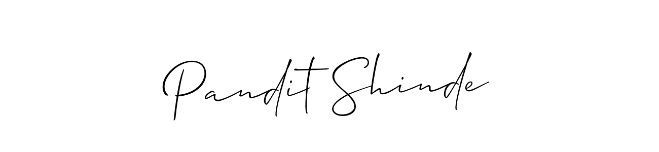 You can use this online signature creator to create a handwritten signature for the name Pandit Shinde. This is the best online autograph maker. Pandit Shinde signature style 2 images and pictures png