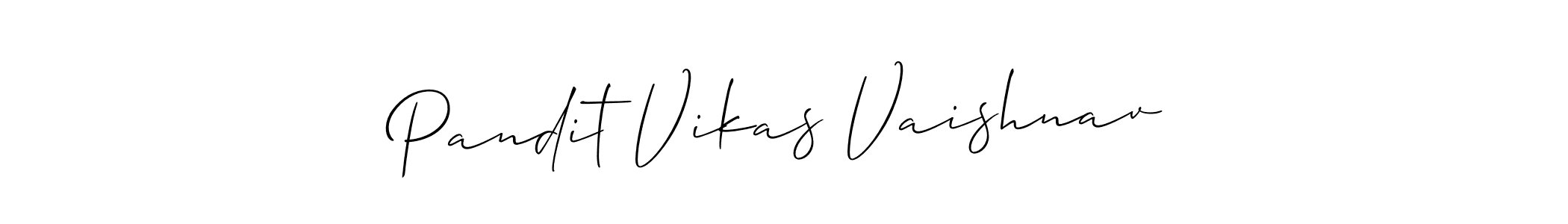 Best and Professional Signature Style for Pandit Vikas Vaishnav. Allison_Script Best Signature Style Collection. Pandit Vikas Vaishnav signature style 2 images and pictures png