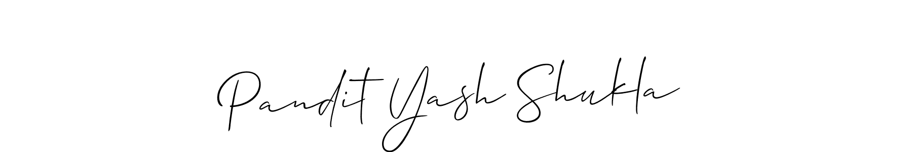 Make a beautiful signature design for name Pandit Yash Shukla. Use this online signature maker to create a handwritten signature for free. Pandit Yash Shukla signature style 2 images and pictures png