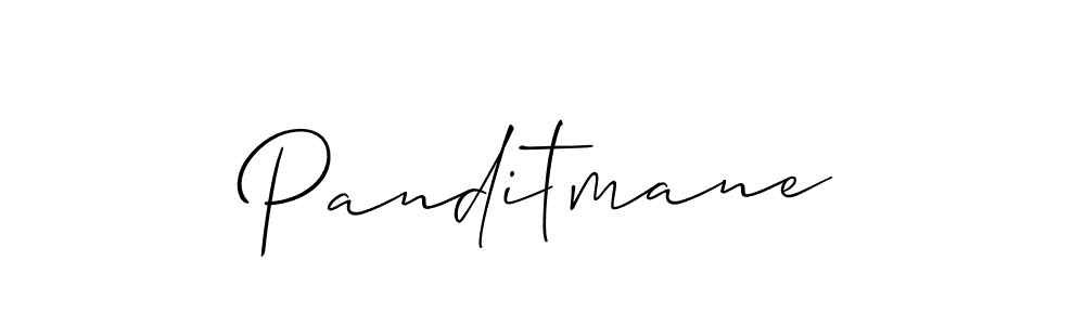 How to Draw Panditmane signature style? Allison_Script is a latest design signature styles for name Panditmane. Panditmane signature style 2 images and pictures png