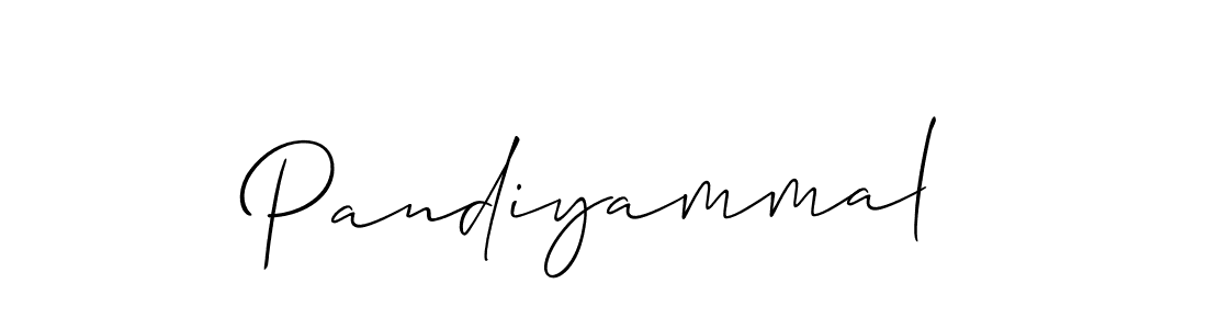 The best way (Allison_Script) to make a short signature is to pick only two or three words in your name. The name Pandiyammal include a total of six letters. For converting this name. Pandiyammal signature style 2 images and pictures png