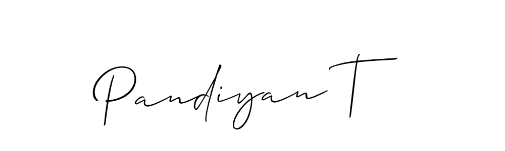 Best and Professional Signature Style for Pandiyan T. Allison_Script Best Signature Style Collection. Pandiyan T signature style 2 images and pictures png