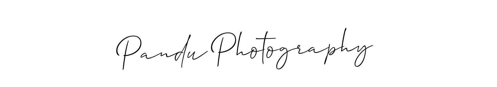 Make a beautiful signature design for name Pandu Photography. Use this online signature maker to create a handwritten signature for free. Pandu Photography signature style 2 images and pictures png