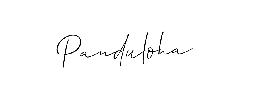 Make a short Panduloha signature style. Manage your documents anywhere anytime using Allison_Script. Create and add eSignatures, submit forms, share and send files easily. Panduloha signature style 2 images and pictures png