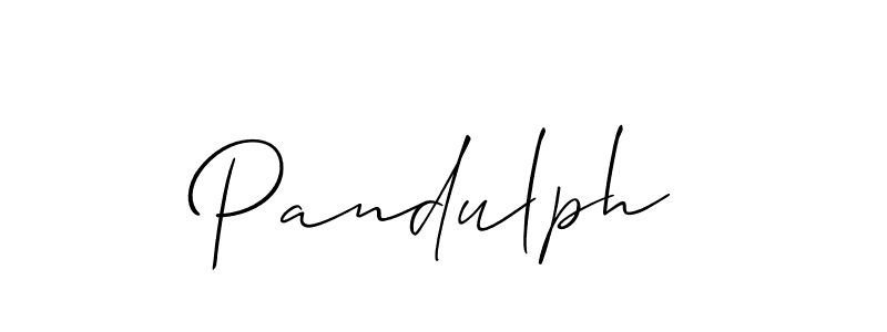 Make a beautiful signature design for name Pandulph. Use this online signature maker to create a handwritten signature for free. Pandulph signature style 2 images and pictures png