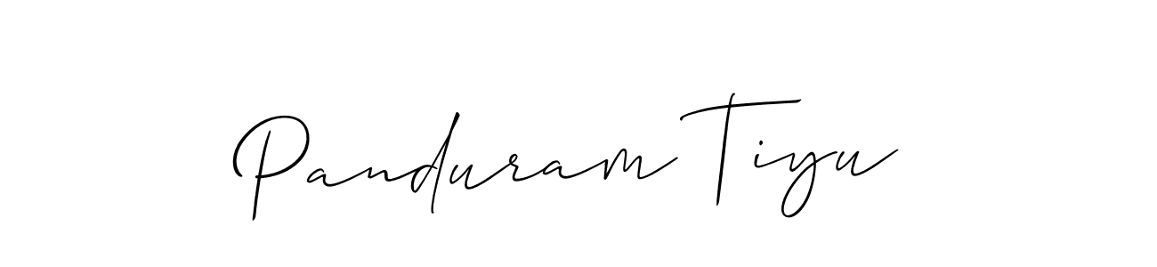 You can use this online signature creator to create a handwritten signature for the name Panduram Tiyu. This is the best online autograph maker. Panduram Tiyu signature style 2 images and pictures png